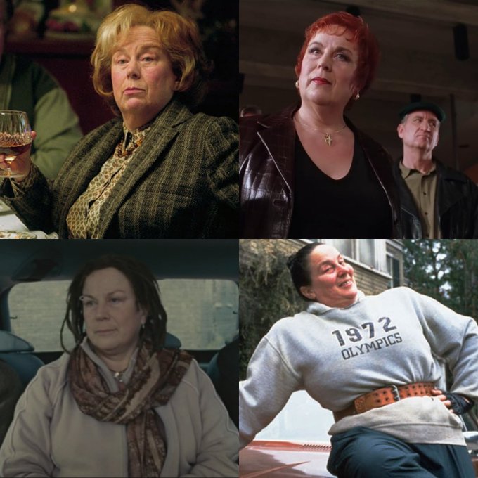Happy Birthday Pam Ferris!
Yes, these are all played by the same person. 
