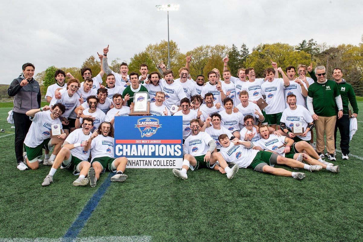 MetroConfSports's tweet photo. Good luck to @ManhattanMLAX tonight against Vermont in the #NCAAMLAX Tournament Opening Round🥍

⏰: 6:00 PM
🖥: https://t.co/CPhkFmaylv (ESPN+)
📊: https://t.co/iZWt6q3H7h

#MAACSports x #MAACLAX x #JasperNation https://t.co/tDTmCCv9vX
