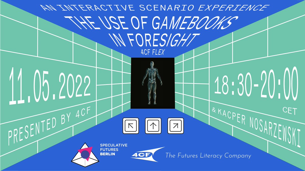 Futures_Berlin's tweet photo. Today is the day! At 18:30pm we are going to explore the use of gamebooks in #foresight with @nosarzewski4CF from @4CF_foresight. Who's joining? 

https://t.co/iU6EcKI7hC https://t.co/boxTBwEvOk