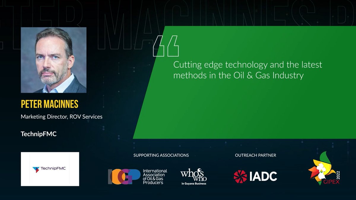 gipexofficial's tweet photo. Join Peter MacInnes, Director, Marketing, @TechnipFMC, as he will be speaking about “Cutting edge technology and the latest methods in the Oil &amp; Gas Industry".

Visit https://t.co/nzd6hrW5O1 and be a part of this important keynote session. https://t.co/CMw2glRH4E