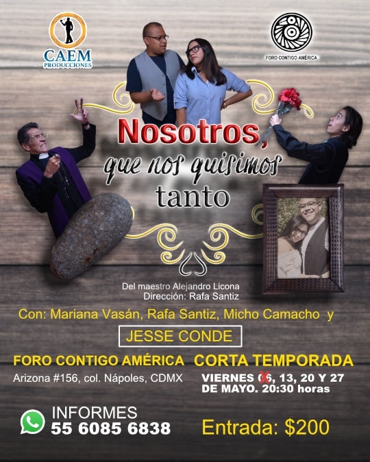 CAEMProd's tweet photo. Los niños y los niñotes que asistieron al estreno de #NosotrosQueNosQuisimosTanto se llevaron, además del gusto de ver al maestro @conde_jesse en escena, la foto, un póster y el autógrafo de esta leyenda del doblaje. Muchas gracias a todos, este viernes tenemos función 🙏🏽❤️📷🎭 https://t.co/rlSljK1hs8