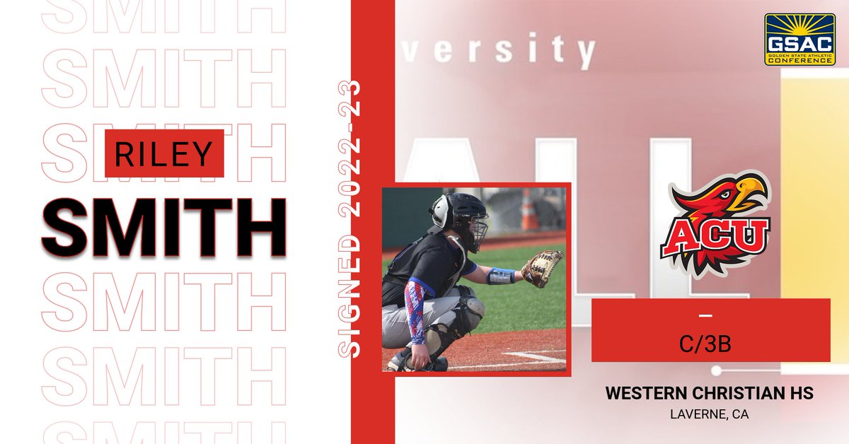 ACUBaseball1's tweet photo. Welcome to the ACU BASEBALL FAMILY @Rileysmith1127 https://t.co/7xDqdiR9IP