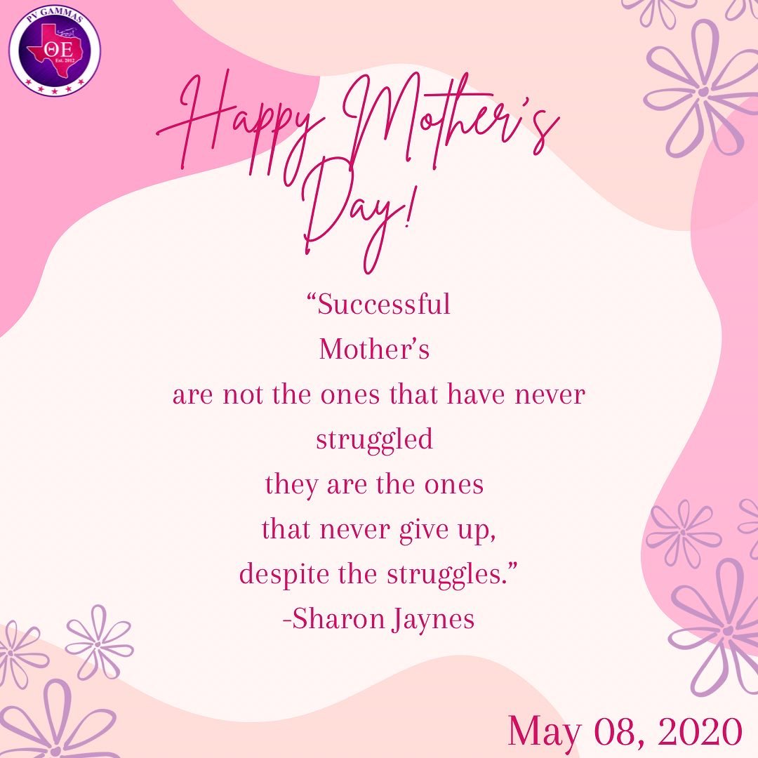 PvGammas's tweet image. Happy Mother’s day💗💜🫶🏼

#WeAreThetaEpsilon #TEnaciousGammas #GammaCall #PvGammas #PVAMU #HBCUGammas #TexasGammas #PVMulticultural #PVGreeks #IGCGreeks #SouthernGammas #SigmaLambdaGamma #SLG1990