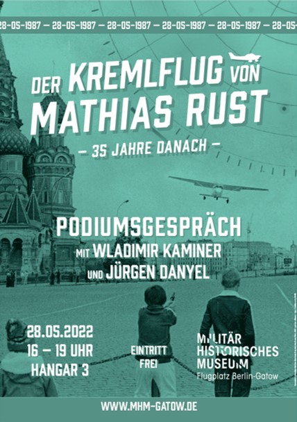 MHMGatow's tweet photo. Am 28.5.22, 16.00 Uhr spricht @wladimirkaminer mit Jürgen Danyel (@zzfpotsdam) bei uns im Hangar 3.
Eintritt frei. #FliG https://t.co/ga3X62NxPX