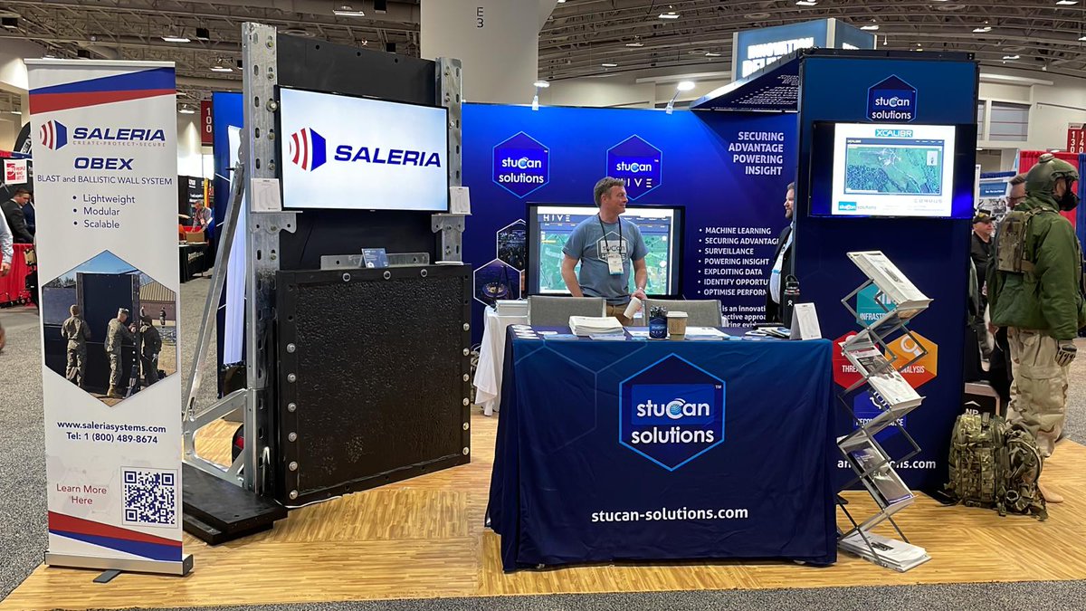 saleriasystems's tweet photo. Day 2 of #MDM2022 Interested in discussing how to protect people and assets from blast, ballistic and thermal threats? Visit us at booth #445 to find out more #militaryinnovation #defense #Defence https://t.co/GouevnhSwz