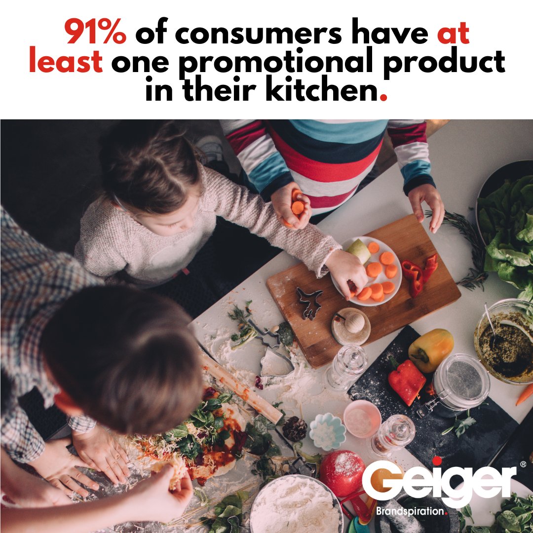 How many promo products do you have in your kitchen? Branded cutting board? Mug from work with a funny saying? Fridge magnet? There are so many opportunities to get your brand message seen! 🤩⁣
⁣
Let's get cooking! 🧑‍🍳⁣
geiger.com

⁣#GeigerGetsIt #PromoProducts