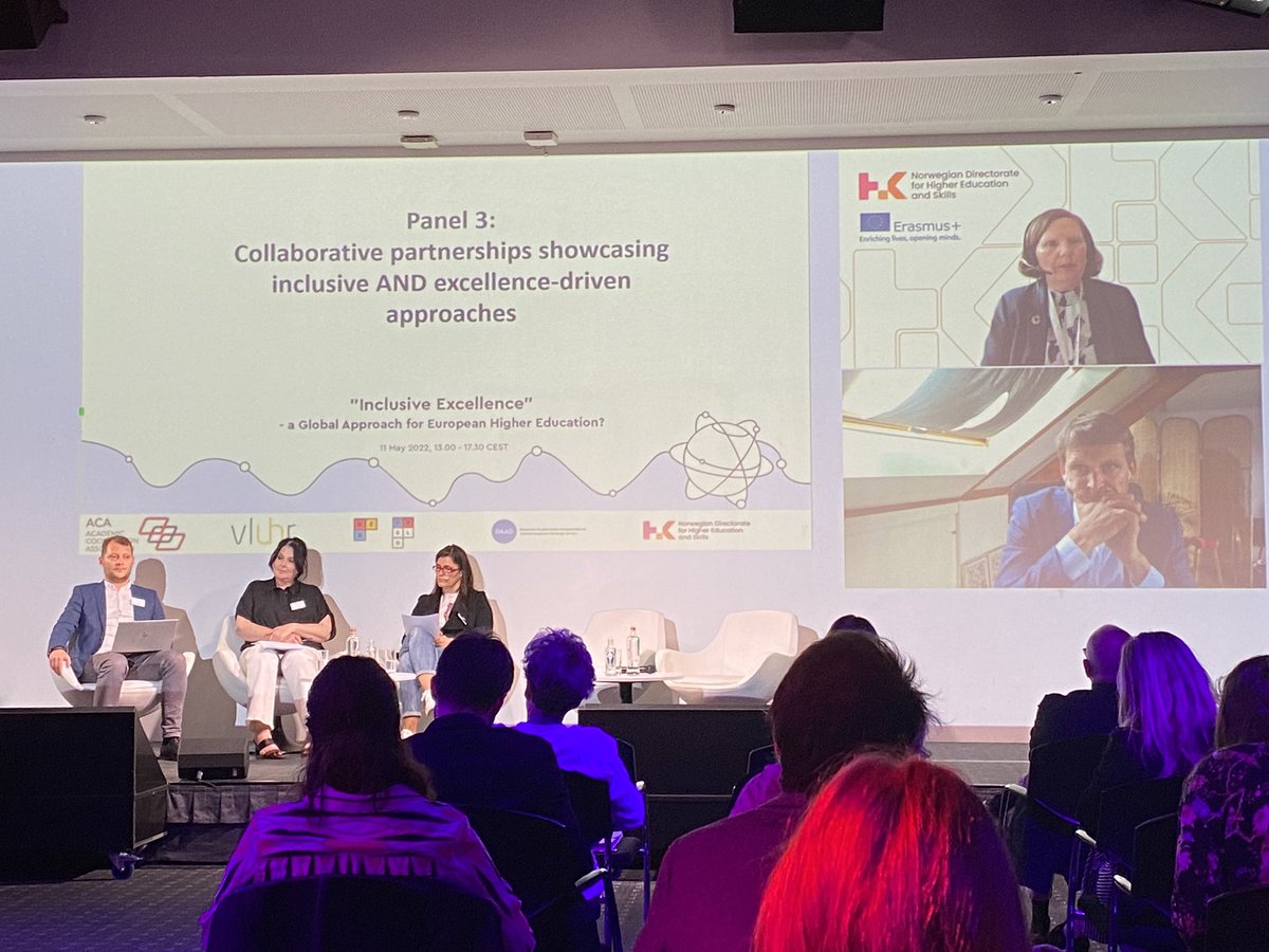 AL_Sender's tweet photo. Personal takeaway from the #ACA_InclusiveExcellence event:
As we see a disconnection worldwide between #HigherEd cooperation and collaboration on governmental level, organisations such as @DAAD_Germany &amp;all @ACASecretariat’s members should expand their crucial #intermediary role! https://t.co/R6BB08rTFp