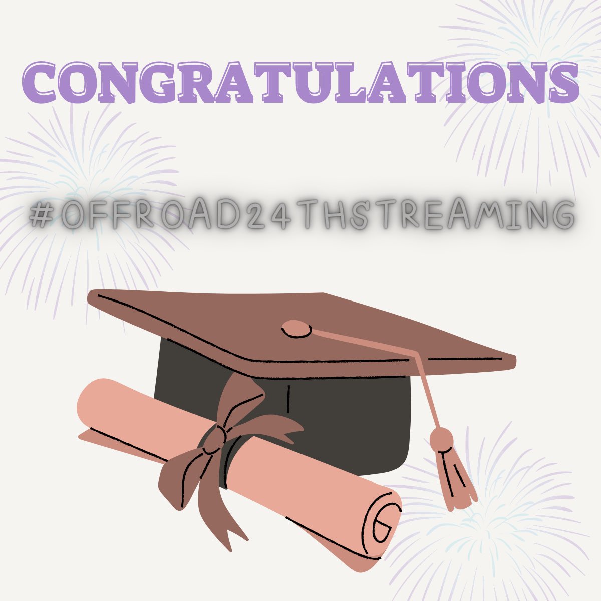 Trend4Offroad's tweet photo. 𝑆𝑢𝑐𝑐𝑒𝑠𝑠 𝑖𝑠 𝑦𝑜𝑢𝑟𝑠! 𝐶𝑜𝑛𝑔𝑟𝑎𝑡𝑢𝑙𝑎𝑡𝑖𝑜𝑛𝑠, 𝐺𝑟𝑎𝑑𝑢𝑎𝑡𝑒!
มาร่วมแสดงความยินดีกับออฟโรดใน Twicth:Offroad_KTP  ˚യ
ร่วมพูดคุยได้ที่แท็กนี้เลยค่าบบ
#Offroad24thStreaming
🕝เริ่มเทรนด์ได้เลย 🥳
📍Twicth:Offroad_KTP
#ออฟโรด #offroadKTP #TrendForOffroad https://t.co/fwsAPL474M