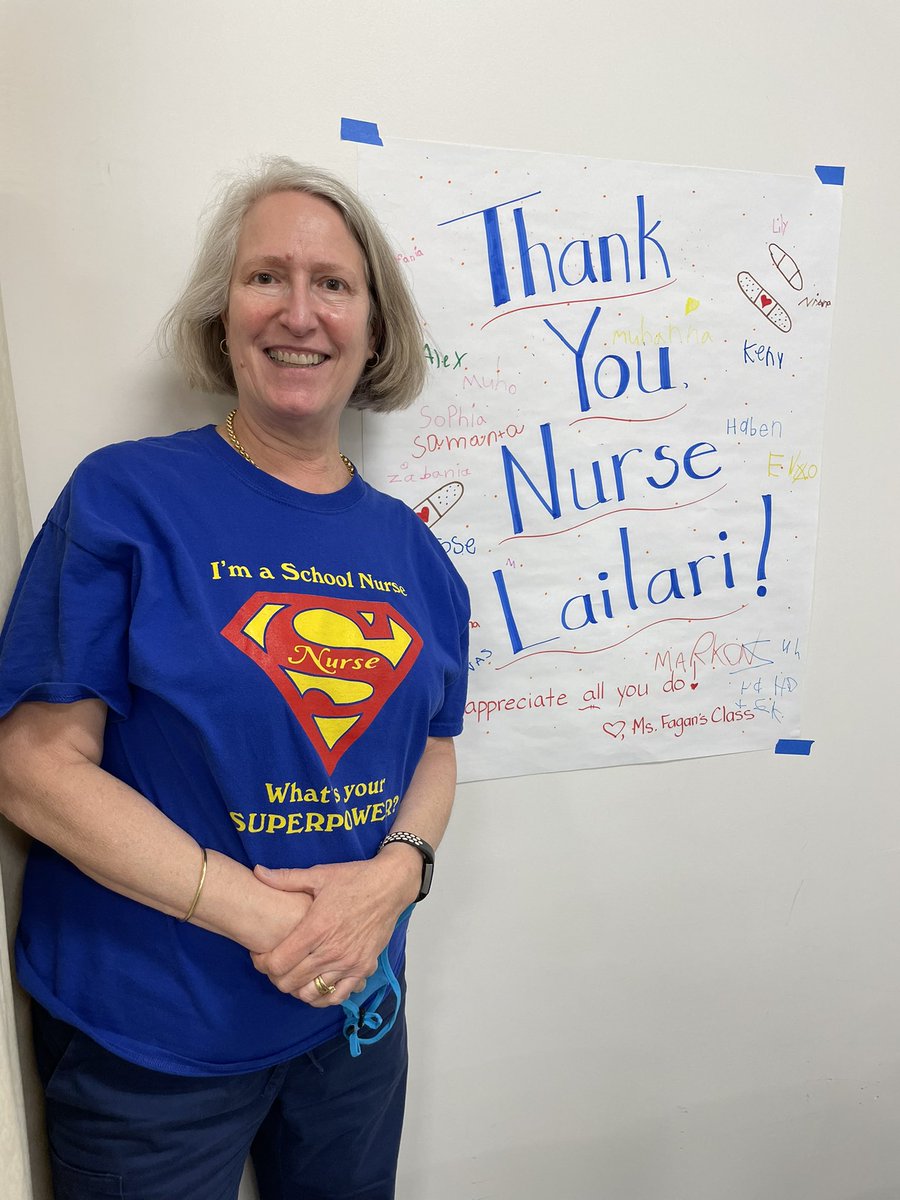 FerdinandTDayES's tweet photo. Superhero day at FTD and it's #SND2022 so there are many heroes that we must be grateful for @acps_nurses! 

Our hero is Nurse Lailari! We thank her for compassion and love in keeping our Trailblazers safe and healthy! We love you and appreciate you ❤️👩‍⚕️ https://t.co/7u9ruLe4r3