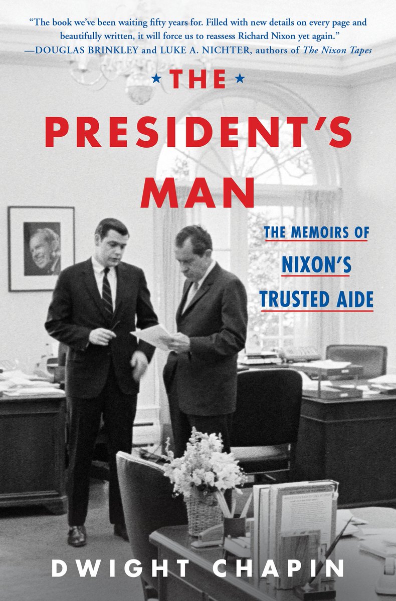 Dwight Chapin served President Nixon from 1962-1973 as Personal Aide and then Deputy Assistant. 

This Saturday, Chapin will be at the OVL at 1 PM to talk about his new memoir, which presents an insider’s view of America’s most enigmatic president.

Call 508-428-5757 to register