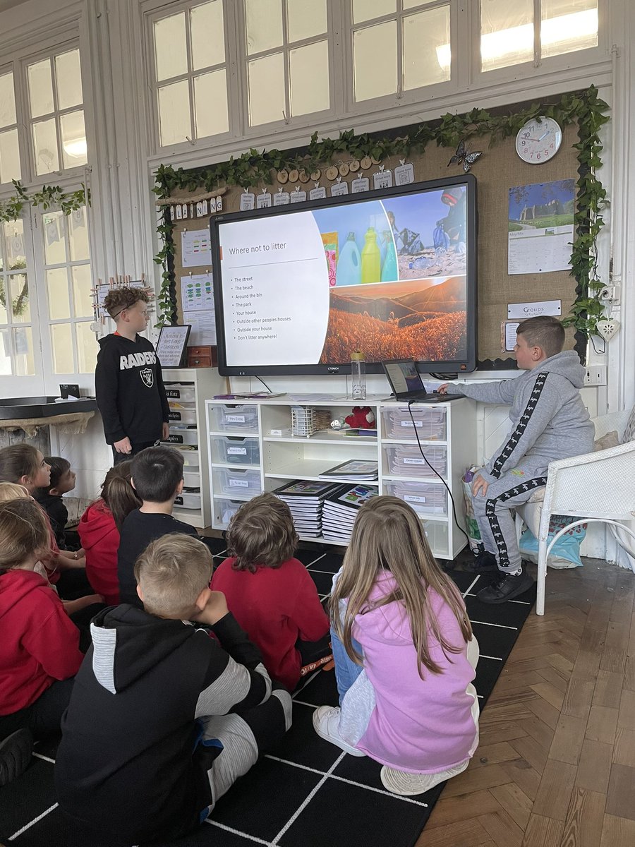 BubsyTownhill's tweet photo. So proud of Year 3 for creating their own PowerPoints on Recycling and presenting what they found out to their peers. #tcsst #tcshu #tcsllc https://t.co/arZza1Favc