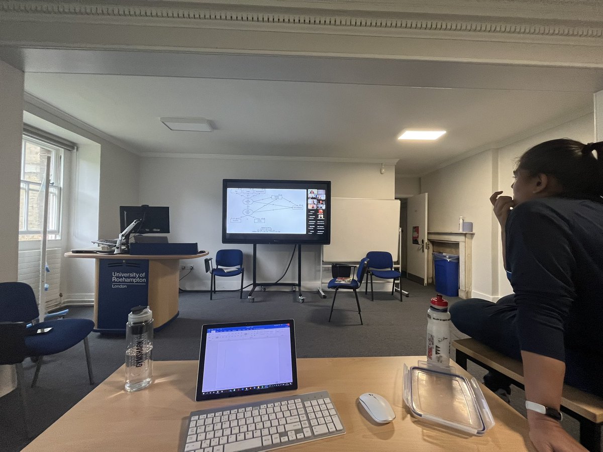 Bruton_Psych's tweet photo. Enjoying the 2022 @_RIOgroup_ online conference. Proud of @AshikaCv who gave a great presentation of a TMS study she designed as part of her MSc @UoR_SEPsych that has formed the basis for her PhD @UoR_LifeScience 🤩 https://t.co/hPvA3H9Zuy