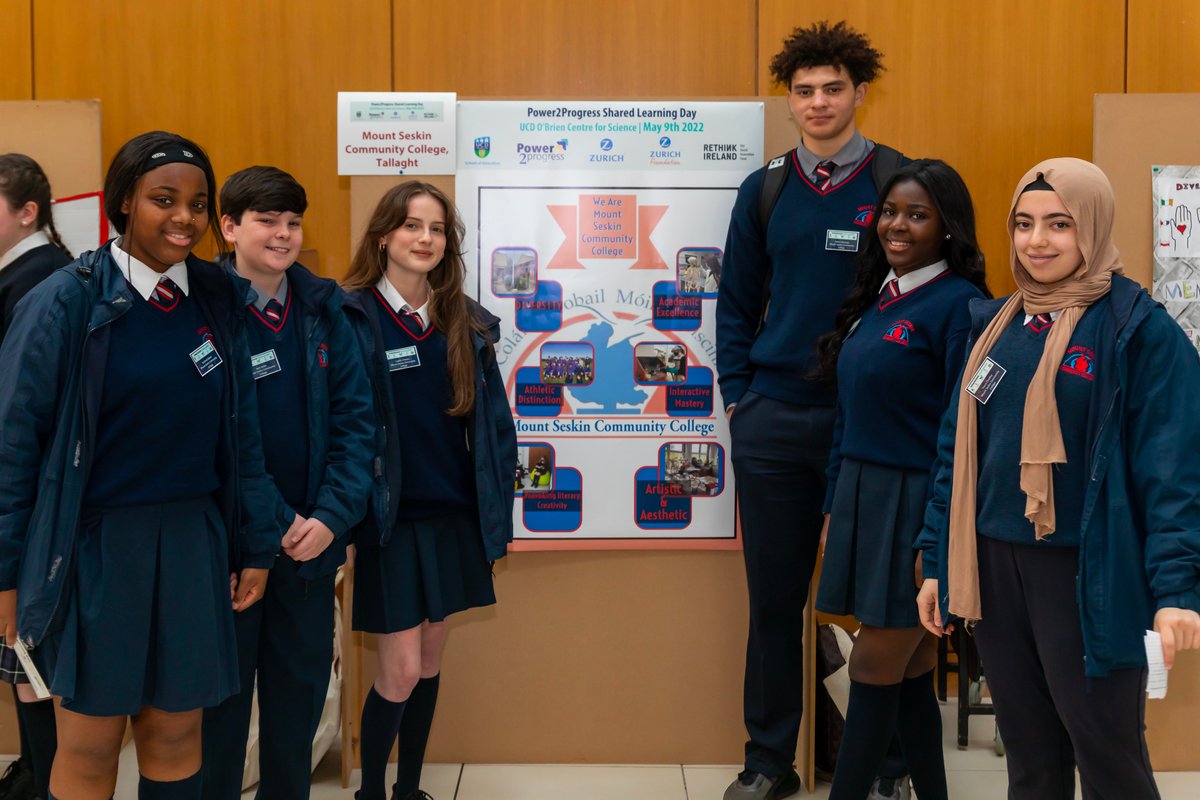 ucddublin's tweet photo. 🔵🟡 This week we welcomed over 700 fifth-year students from DEIS schools nationally and their teachers to @ucdscience for the UCD/@Zurich_Irl Power 2 Progress out reach day. https://t.co/Ry6E8LFqlF