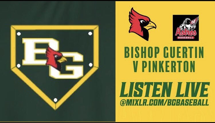 BG welcomes <a href="/Astros_Baseball/">Pinkerton Baseball</a> to Holman for two today. JV plays first at 4pm with <a href="/JackGoldstein24/">Jackson Goldstein</a> getting the start. Varsity follows at 7pm with <a href="/EvanKaplo/">Evan Kaplo</a> getting the ball to start.