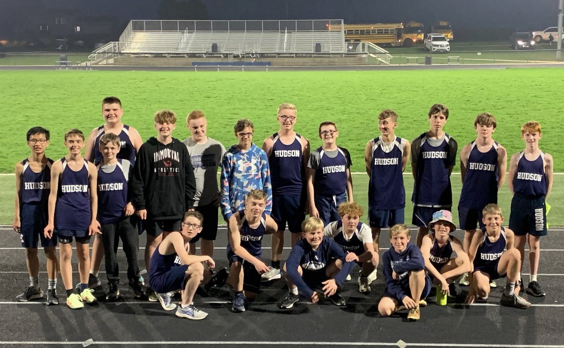dagreiman's tweet photo. Congratulations to the 7th grade track team on the conference championship! #piratepride #hud https://t.co/RPdMdbwlMD