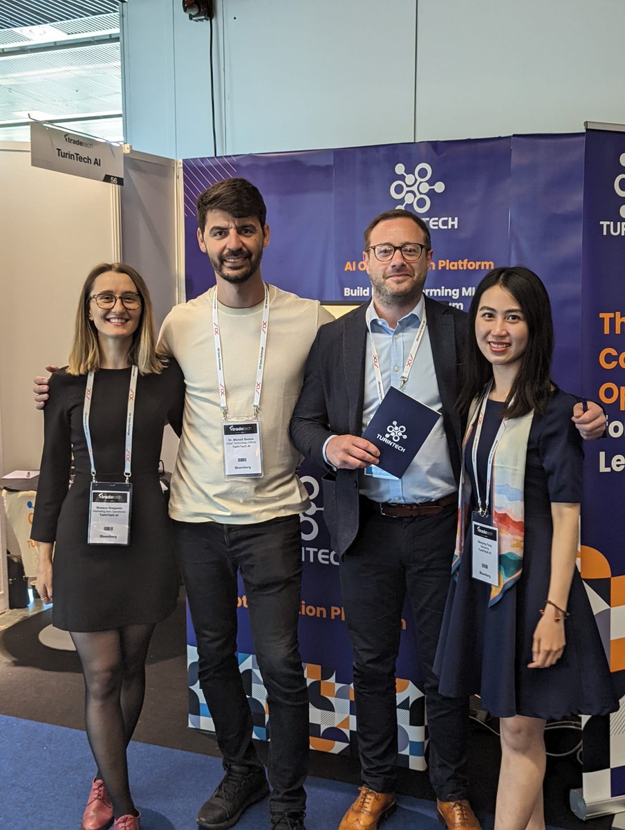 turintechai's tweet image. What a great first day at @tradetech! We were thrilled to have so many inspiring conversations about the future of #trading and #investment. Our CEO Leslie Kanthan explained the importance of #CodeOptimisation for #MachineLearning to drive better #PredictiveAnalytics performance.