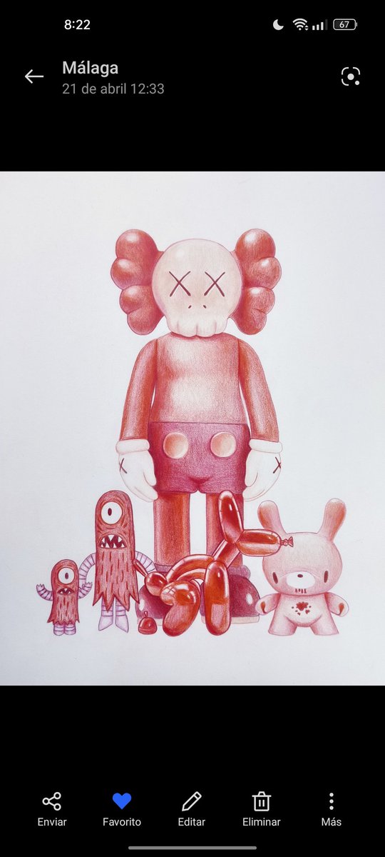 LeoPeralta76's tweet photo. Este mi nuevo dibujo "Red Toys"
#art #draw #drawing #jeffkoons #kaws #timbiskup #morochack #arte #Málaga https://t.co/vJFdidAwXK