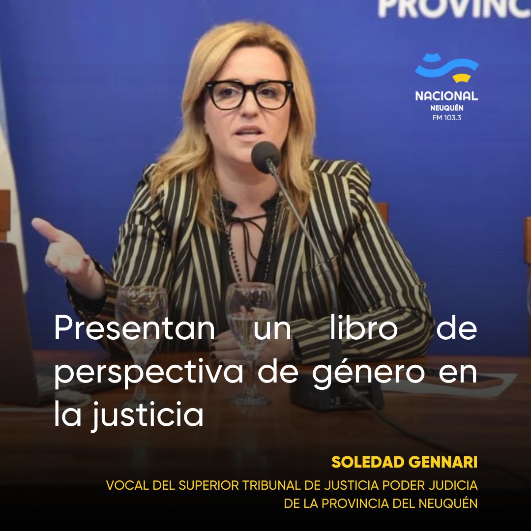 📢 Será el viernes 20 de mayo a las 18 horas en la Legislatura de Neuquén. El texto fue dirigido por la integrante de TSJ de Neuquén <a href="/GennariSoledad/">Maria Soledad Gennari</a>, coordinado por la legisladora justicialista <a href="/Drajessicaayala/">Jessica Ayala</a> y la especialista Débora Roxana Valle. radionacional.com.ar/presentan-libr…