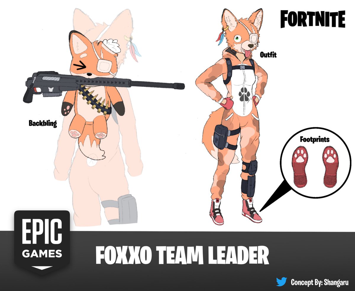 RaptorShell's tweet image. [ Fortnite Skin Concept ]

🧡🦊Foxxo Team Leader🦊🧡

#Fortnite #FortniteArt #Art #FortniteConcept