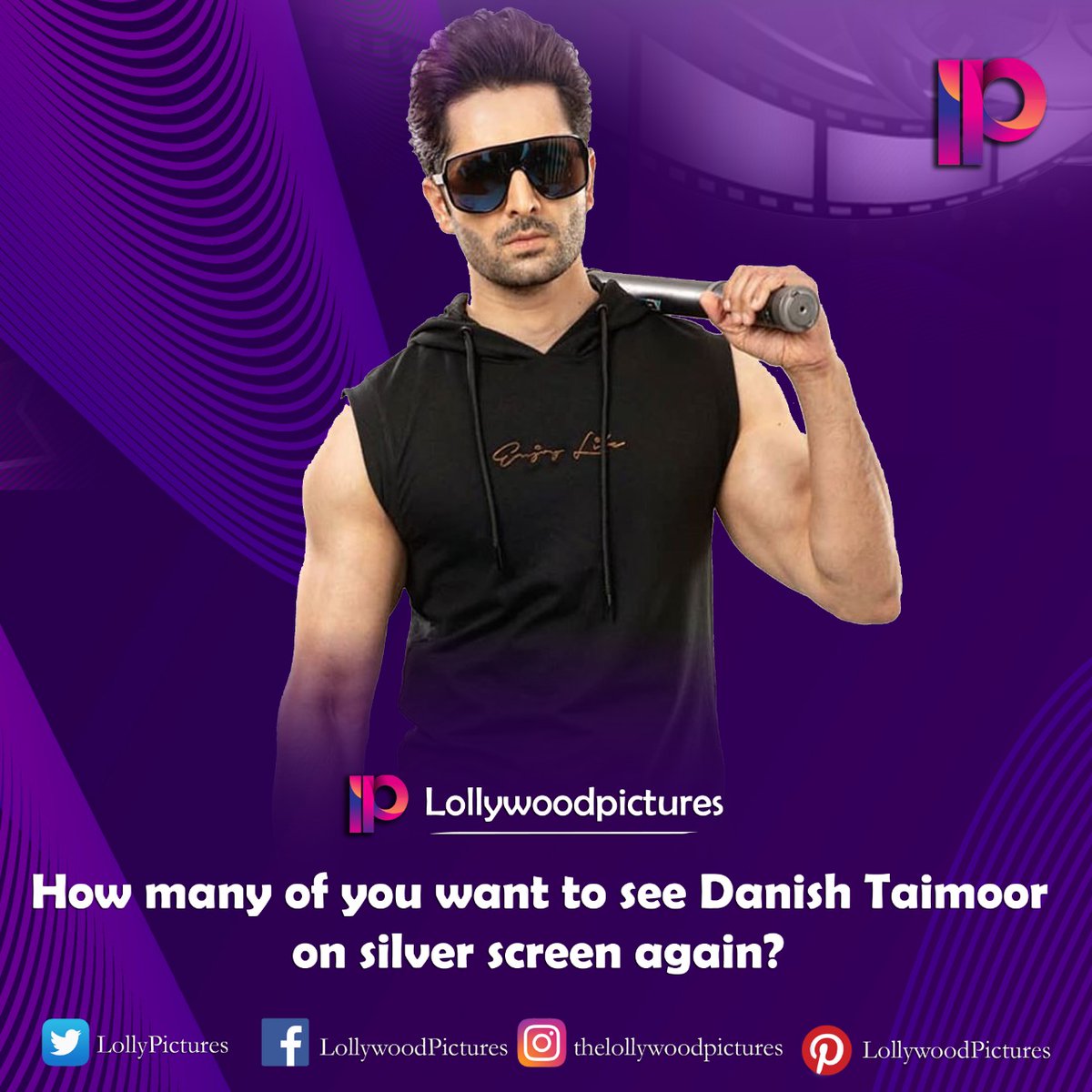 LollyPictures's tweet photo. How many of you want to see Danish Taimoor on the silver screen again?
He last appeared in Javed Sheikh's directorial film #wajood.
#danishtaimoor #lollywoodfilms #mehrunisavlubu #wrongno #jalaibee https://t.co/Vs813J6jdF