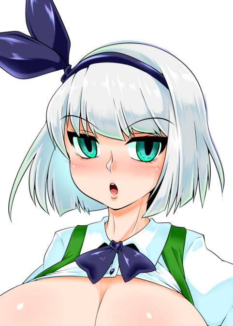 これから洗脳される妖夢ちゃん描いてる 