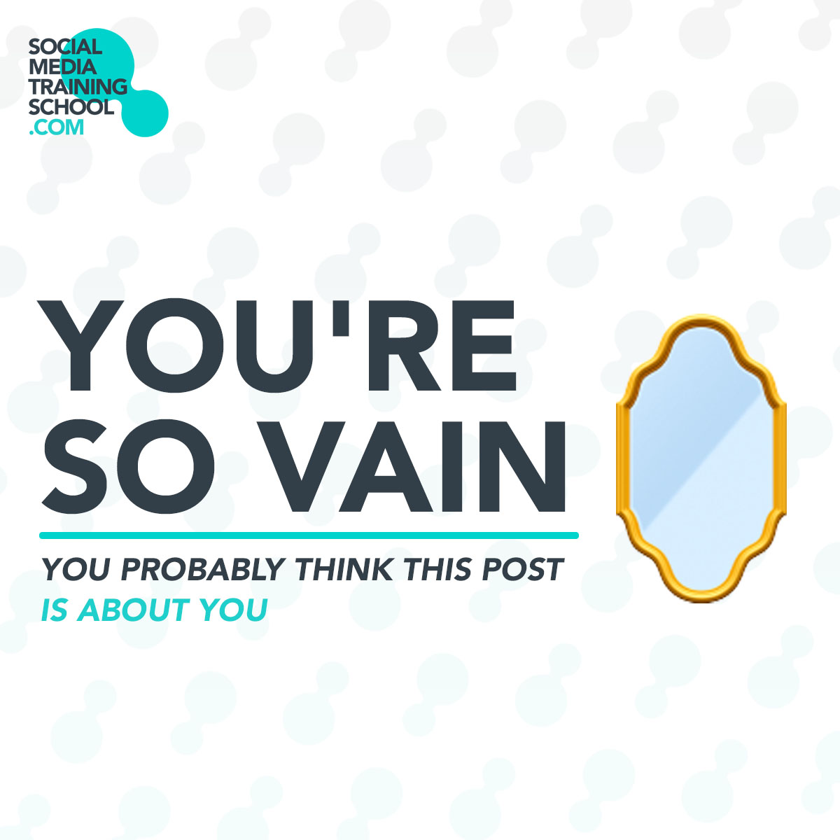 SMTSsocial's tweet photo. Let's talk vanity metrics! 
#VanityMetrics include follower numbers, as well as post likes. https://t.co/zTL2aTqFqC
