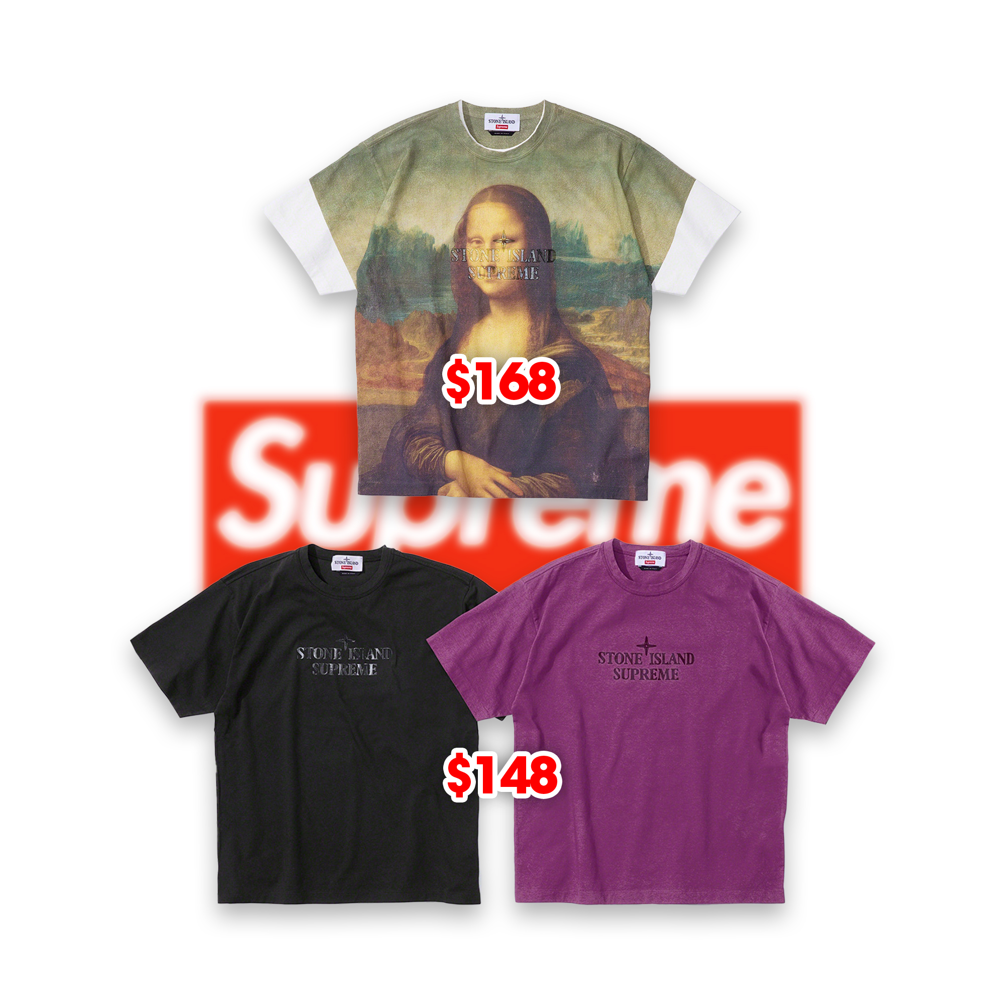 最終値下げ] Supreme×Stone Island S/S Top Mona Lisa | ensyu.sakura ...