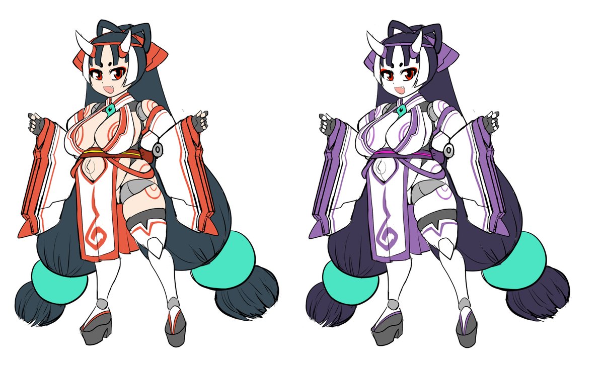 赤と青、どっちがいいか… 