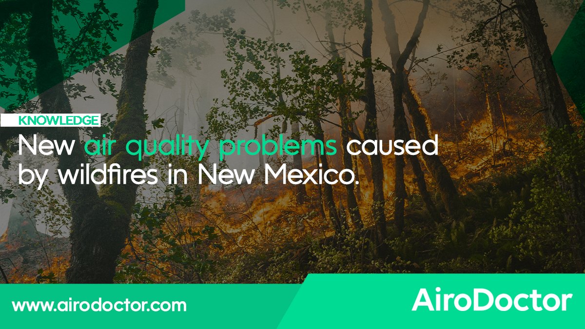According to current data from #airquality monitoring systems, current #weather conditions have driven #smoke from the ground to higher heights. The New Mexico Department of #Health (DOH) urges the public to consider current air quality safety and preparation. https://t.co/SRW1zUdPh8