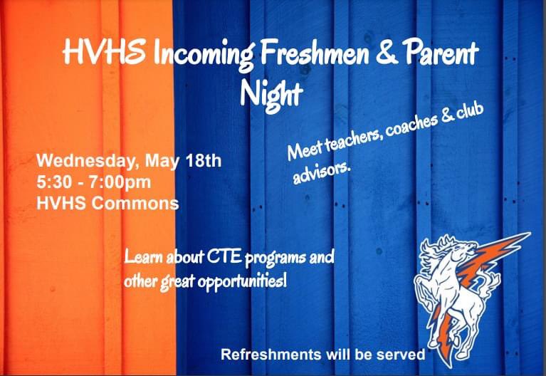 Attention all incoming freshmen and parents!!