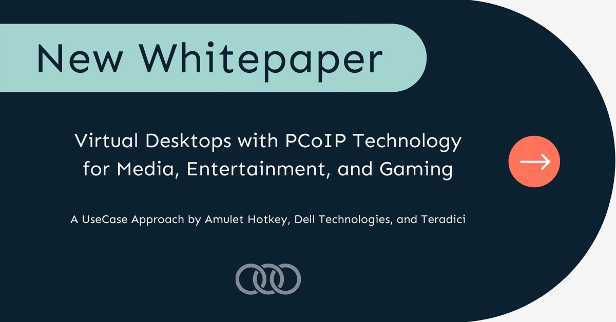 Check out our new White Paper in collaboration with @DellTech & @Teradici : Virtual Desktops with PCoIP Technology for Media, Entertainment, and Gaming. Improve production quality, outpace the competition & connect global teams. bit.ly/3ysEonO #technologyday