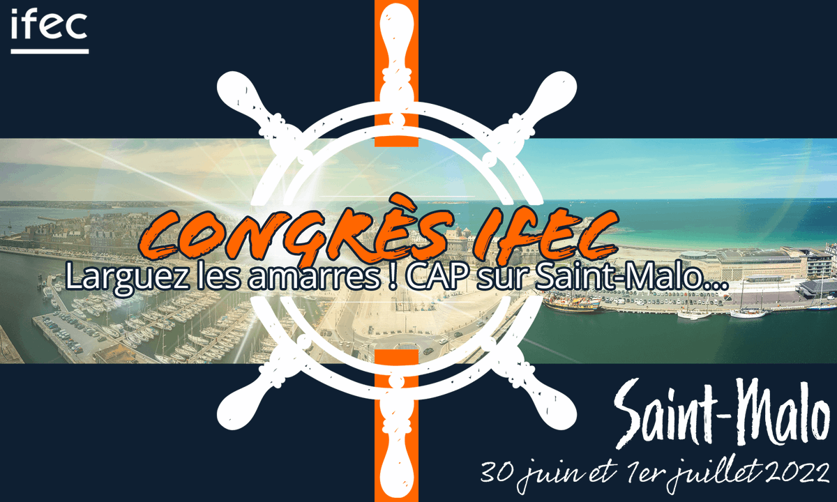 IFEC (@ifecsyndicat) on Twitter photo LARGUEZ LES AMARRES > Jetez l'ancre à Saint-Malo ⚓30 juin & 1er juillet 📆
⛵11 ateliers techniques/ innovants/ d'actualité
💥2 soirées festives
🧭➡Le programme et vous inscrire : congresifec.fr
🎂60ans #Surprises 😊Nous vous attendons nombreux ! #CAP Saint-Malo 🗺⚡ LARGUEZ LES AMARRES > Jetez l'ancre à Saint-Malo ⚓30 juin & 1er juillet 📆
⛵11 ateliers techniques/ innovants/ d'actualité
💥2 soirées festives
🧭➡Le programme et vous inscrire : congresifec.fr
🎂60ans #Surprises 😊Nous vous attendons nombreux ! #CAP Saint-Malo 🗺⚡