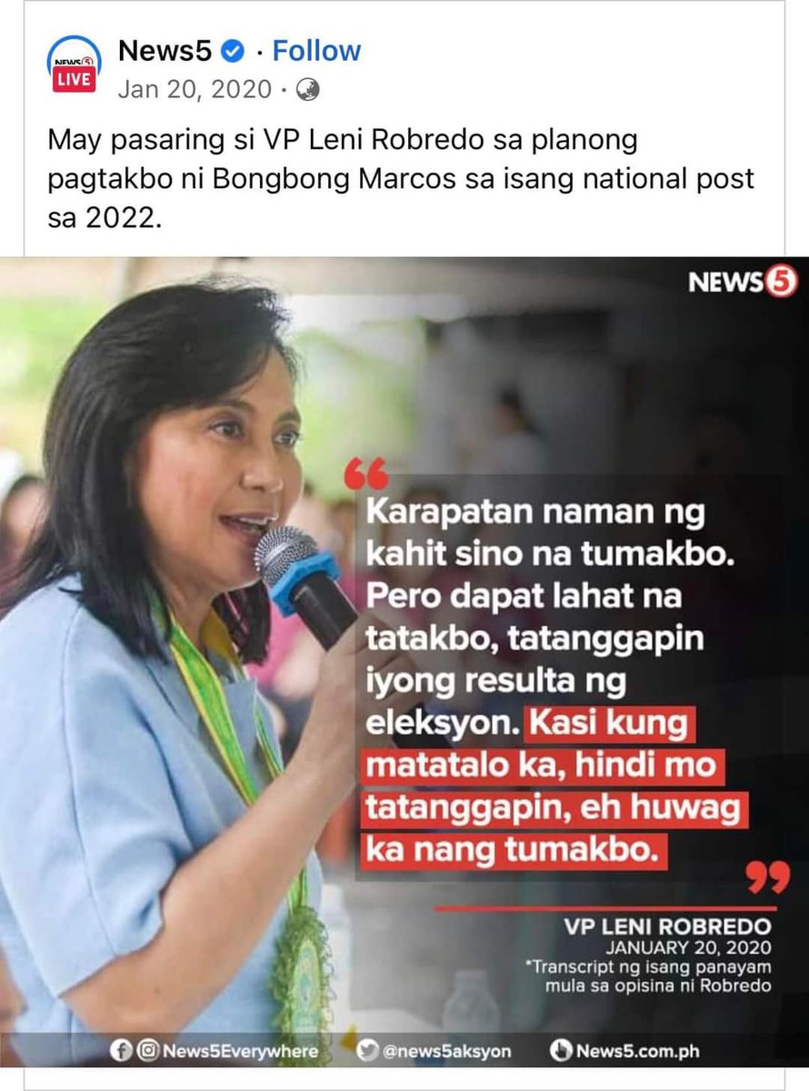 abbydaray's tweet photo. @ABSCBNNews Ofc hindi kaya, walang isang salita VPL. Acceptance is the key then move forward. Balik ka sa office mo then work ka na lang uli to support and continue to do kung anung nasimulan mo with your supporters. https://t.co/lQGrgFD0cn