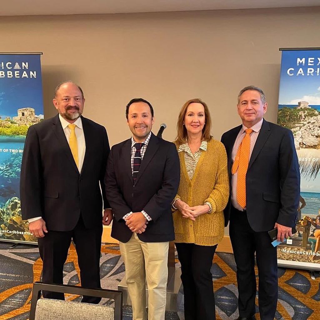 DarioFlota's tweet photo. En el marco del Roadshow en Estados Unidos, atendí entrevistas con medios de comunicación en la ciudad de #NuevaYork, para fortalecer la promoción turística de los destinos del #CaribeMexicano. https://t.co/5odxHNci99