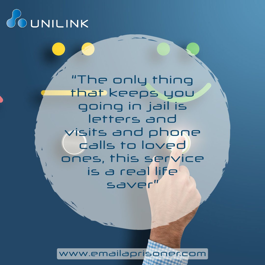 PrisonTechnolog's tweet photo. We love to hear about how the #emailaprisoner service has helped someone when they were in #prison... this is why we do what we do.
@Fonesavvyuk @Video_Sessions @PatientMail @UnilinkSW https://t.co/lybxiKUodl