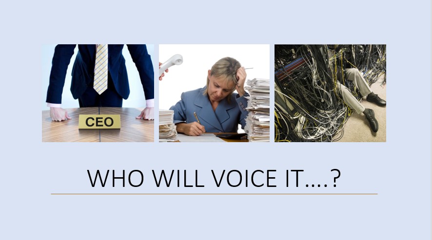 voicegal's tweet photo. The receptionist, the client, or the IT/telephony guy: none of these people should be voicing your auto attendant. #getapro #ivr #ivrvoice https://t.co/zeAMx1s3Yh