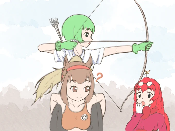 流鏑馬が得意なフレンズ…
#けもフレ3 #けものフレンズ 