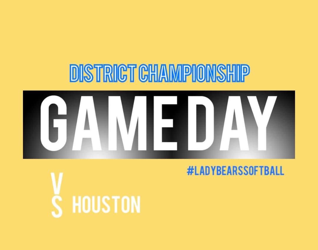GAME DAY!!!

🥎District Championship🥎

🆚 Houston Tigers

📍 Mansfield Softball Field

⏱ 5:00pm