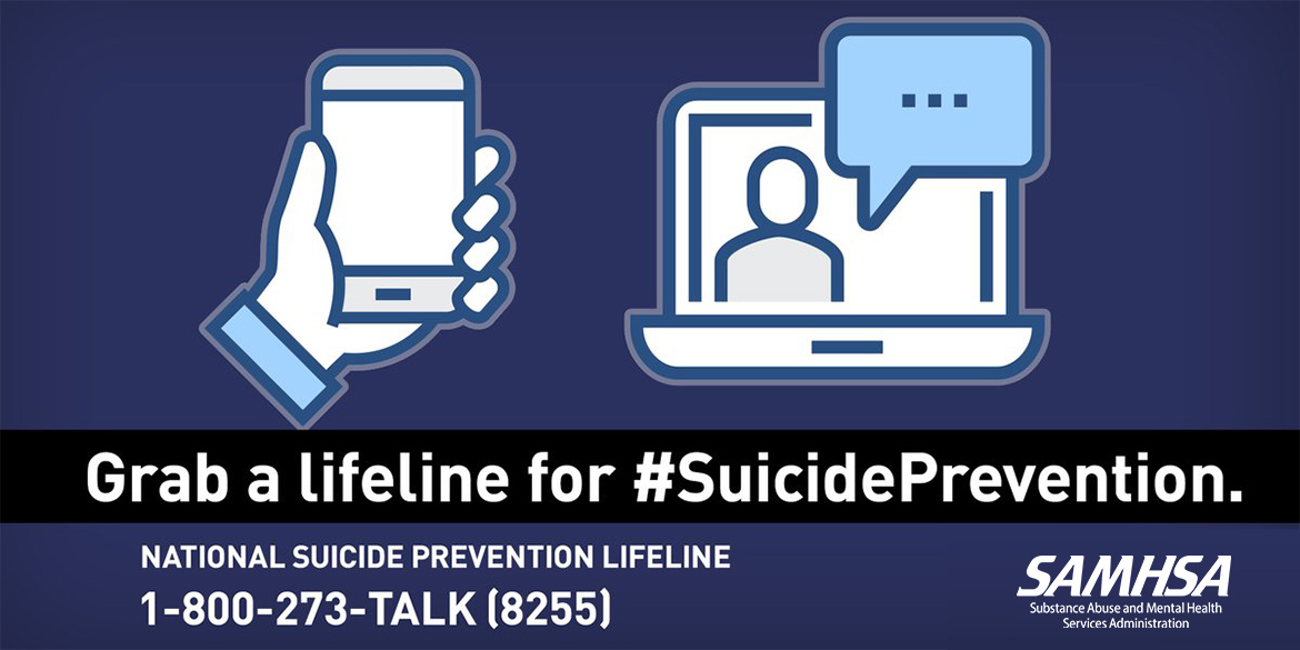 📅 Today's #NPW2022 theme is Preventing Suicide: Everyone Plays a Role

By starting the conversation and providing support to those who need it, we ALL can help prevent suicide and save lives. If you or someone you know is thinking about suicide—call or live chat <a href="/800273TALK/">The Lifeline</a>