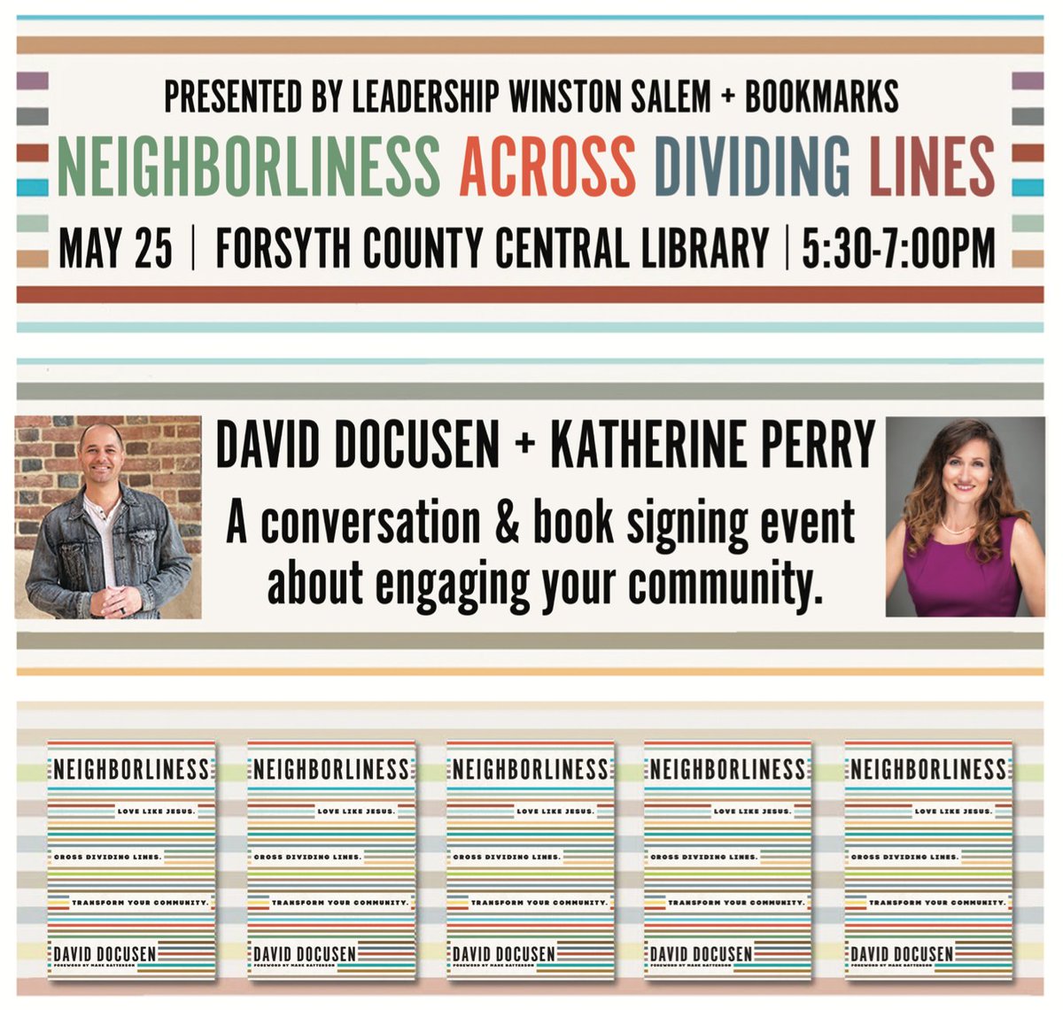 Leadership_WS's tweet photo. Is community engagement important for leaders?  You better believe it!  Please join us on May 25 at 5:30 pm at The Central Library for this conversation on why connecting to your community can benefit you AND your neighbor! https://t.co/n4VfkO8ZKE