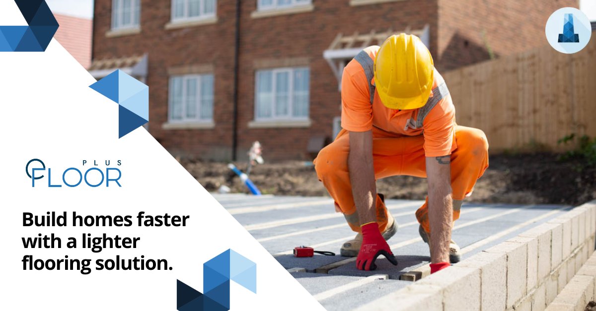 Floorspan_'s tweet photo. Build homes faster with Floorspan Contracts eFloor flooring solution. 

Using an innovative combination of precast concrete T-beams and polystyrene slabs our solution is lightweight, has better energy efficiency and is faster to install than conventional block &amp; beam https://t.co/ySp8I2prGh