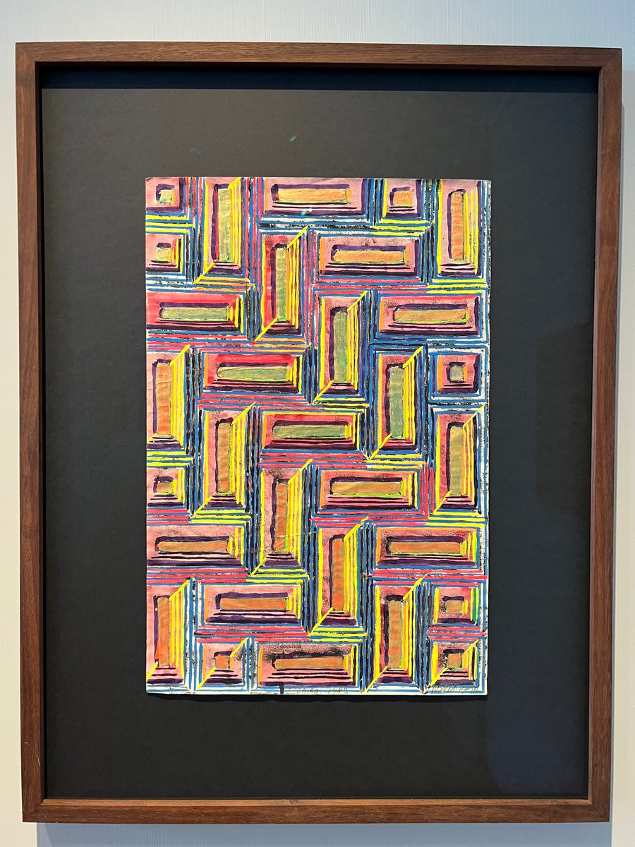 andreasyounan's tweet photo. "From 1979 to 1986, the Danish visual artist and painter
Niels Nedergaard (1944-1987) lived in #Cairo.

… [Nedergaard] developed a geometric and colourful style of painting unparalleled in Danish art." #DavidCollection https://t.co/XXaBApcSGN