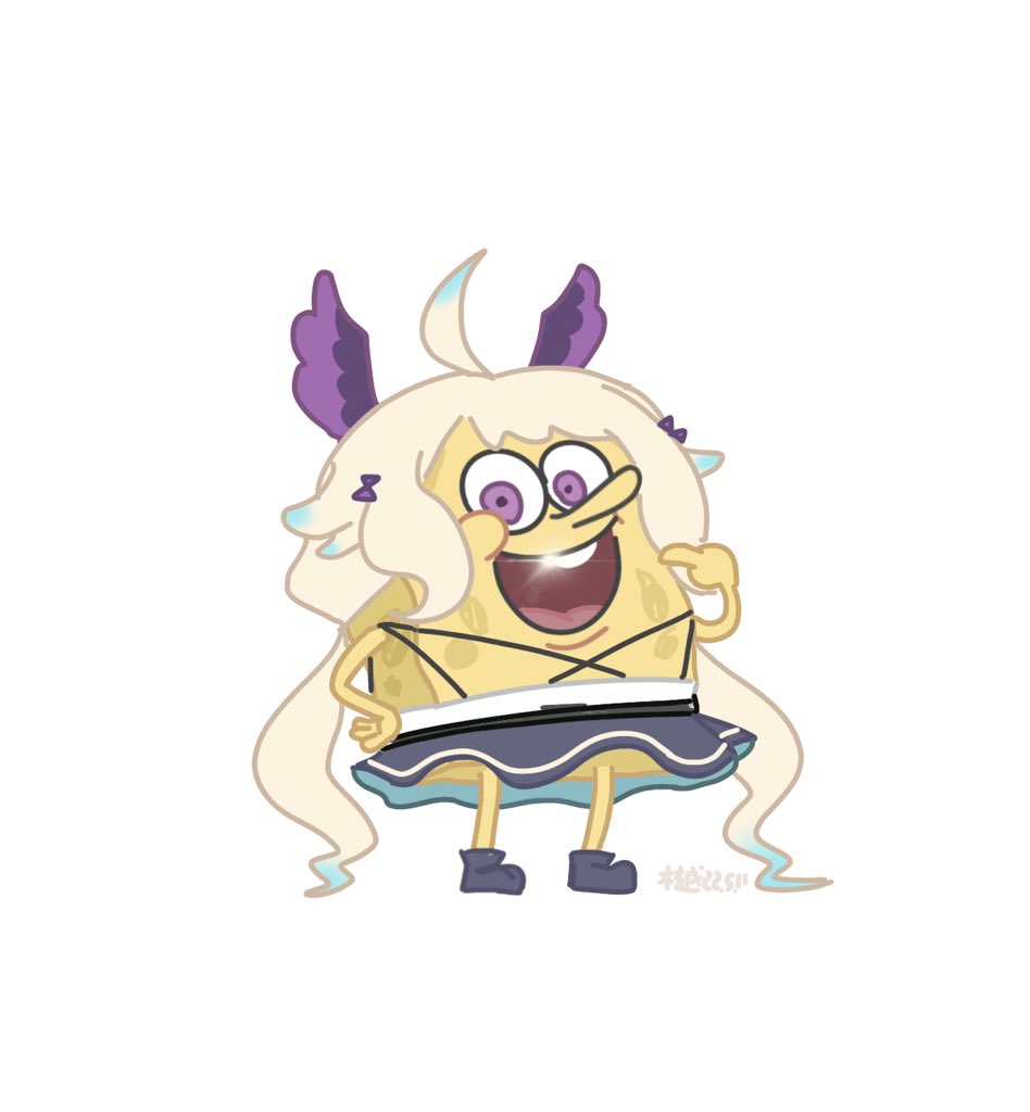 owo_yue's tweet photo. 海绵鸟鸟SpongeEnna
 #Palouette #EnnaAlouette https://t.co/YPBY39fQWG