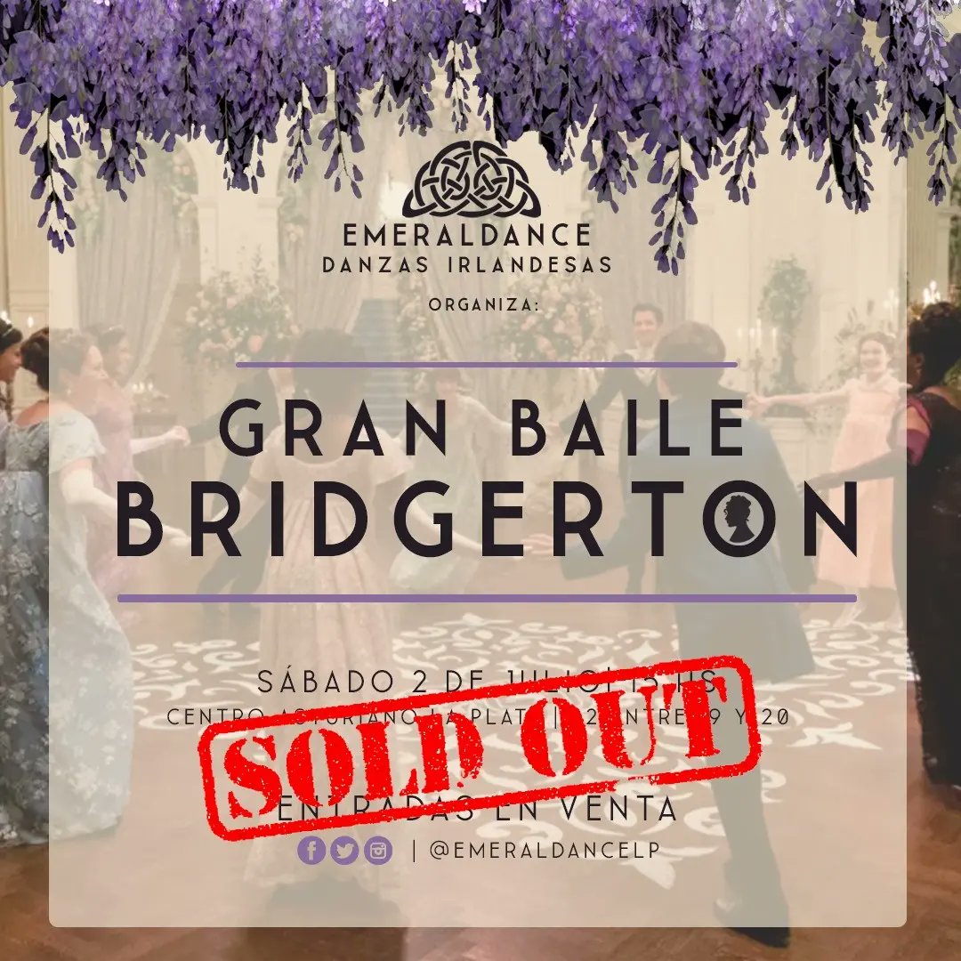EmeraldanceLP's tweet photo. Hola! Nosotros somos los organizadores del baile Bridgerton de La Plata.  Estén atentos a nuestras redes porque pronto vamos a anunciar nuevas fechas #bailedeepoca MUCHAS GRACIAS! 

https://t.co/9BbCqUAxPF https://t.co/4jqhcYHyKT