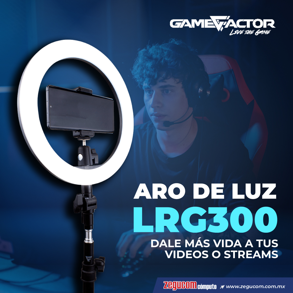 ZegucomComputo's tweet photo. ✨🤩 El LED Ring 300 de @GameFactorMx  que necesitas para tus streams 🤩✨
https://t.co/N8d4cyos2X

#zegucom #zegucomcómputo #gamefactor #PCGaming #pc #pcgamer #pcgaming #pcbuild #gaming #gamer #games #videogames #gamers #tech #pcsetup #gamingpc #computer #pcmr #pcmasterrace https://t.co/9jJBfr7Ge0