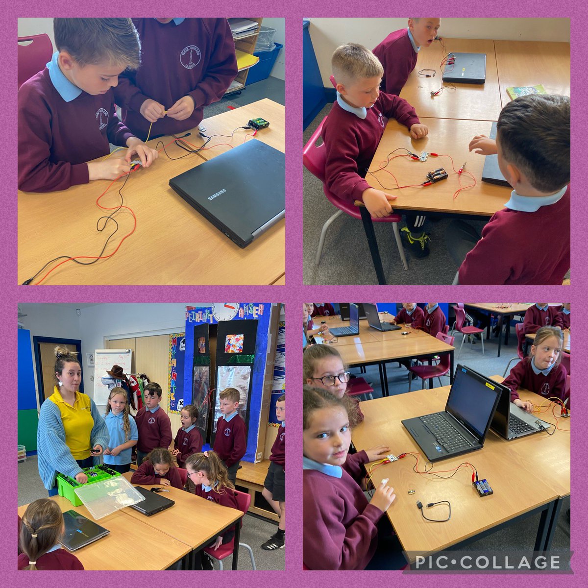 YsgolGynLlanrug's tweet image. Blwyddyn 3 a 4 wedi cael diwrnod creadigol wrth ddefnyddio’r meddalwedd Crumble. Diolch i Lois o TechnoCamps am y profiad gwych! @TechnoCamps_Bu #creadigol #codio