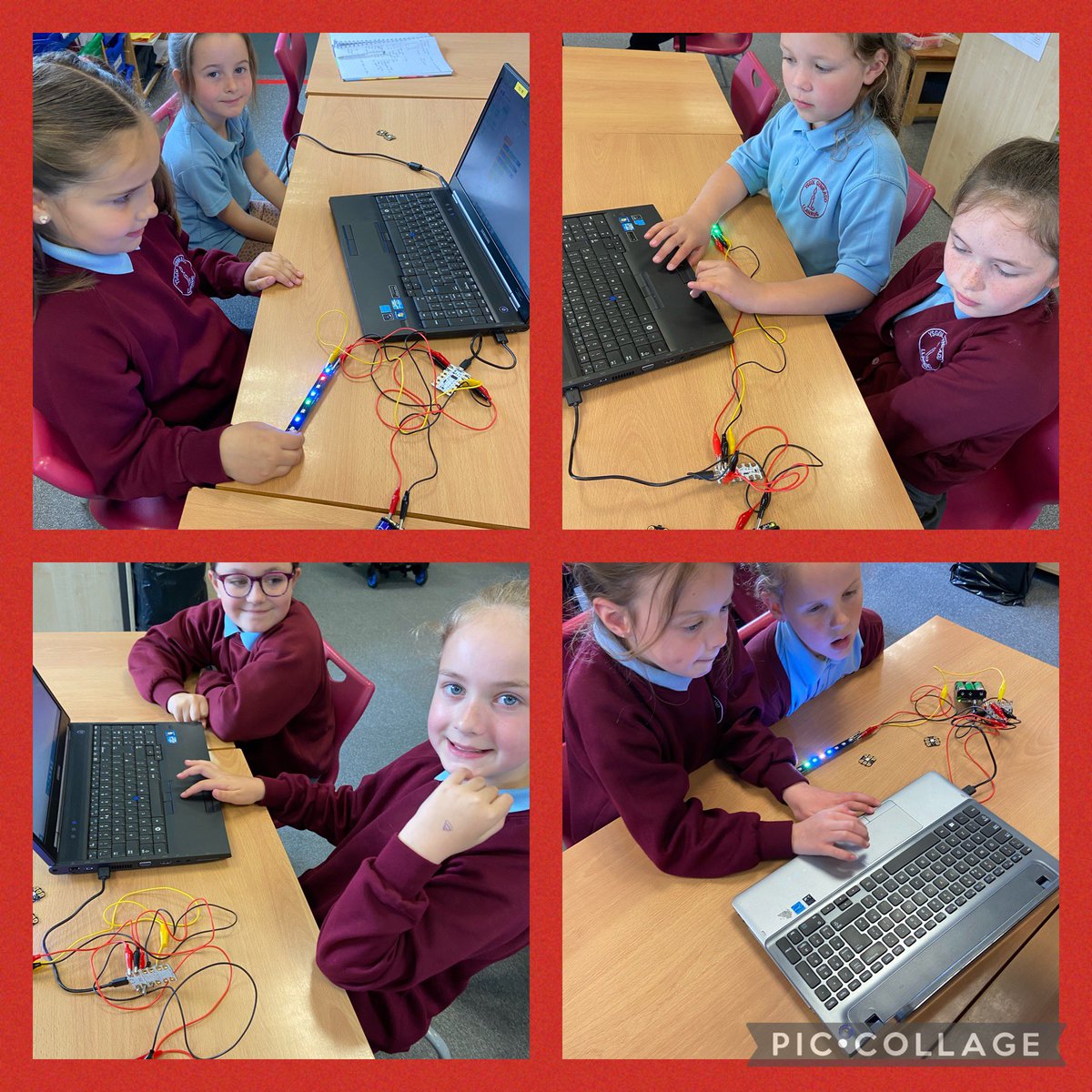 YsgolGynLlanrug's tweet image. Blwyddyn 3 a 4 wedi cael diwrnod creadigol wrth ddefnyddio’r meddalwedd Crumble. Diolch i Lois o TechnoCamps am y profiad gwych! @TechnoCamps_Bu #creadigol #codio