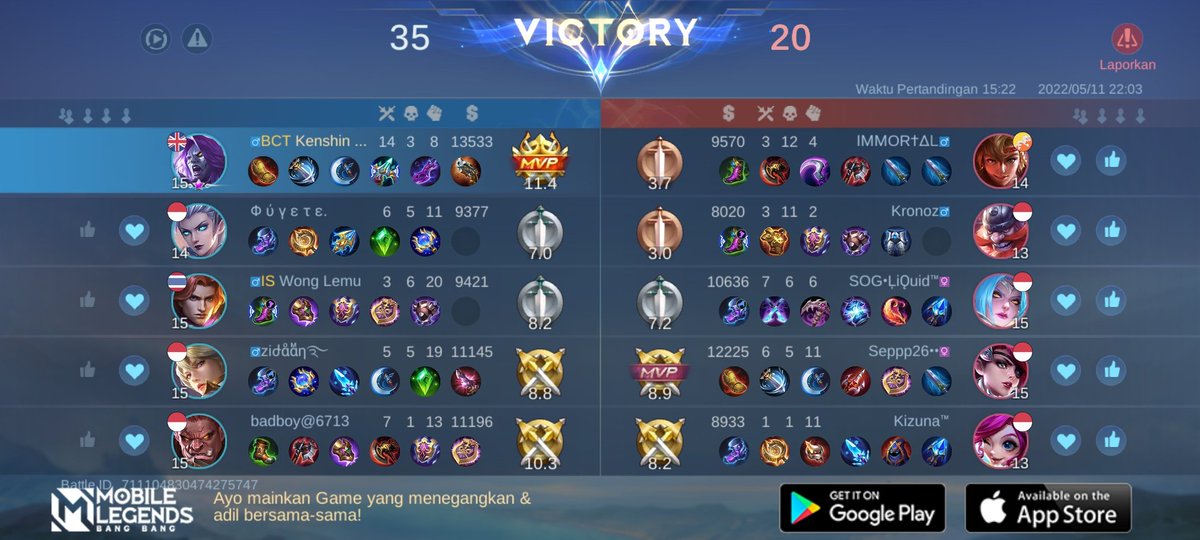 Fatkhulhuda90's tweet photo. Ayo bergabung dengan tim saya, tantang semua Player MOBA terbaik bersama! 
https://t.co/lzkkciqUx9 https://t.co/qm76KszuQG