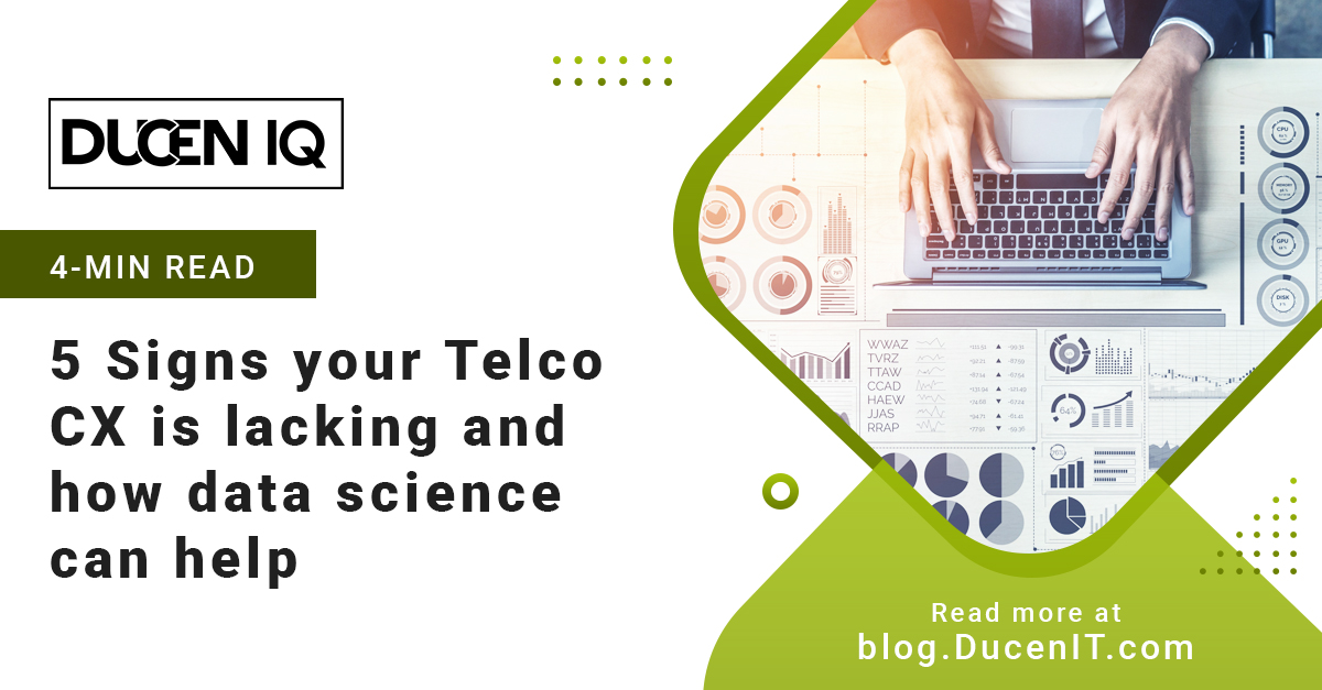 DucenIT's tweet photo. Learn how #DataScience can help the #Telecom industry effectively utilize their huge wealth of data and delight customers. https://t.co/PNWRv8wjr0 https://t.co/TeqLwl0D2P