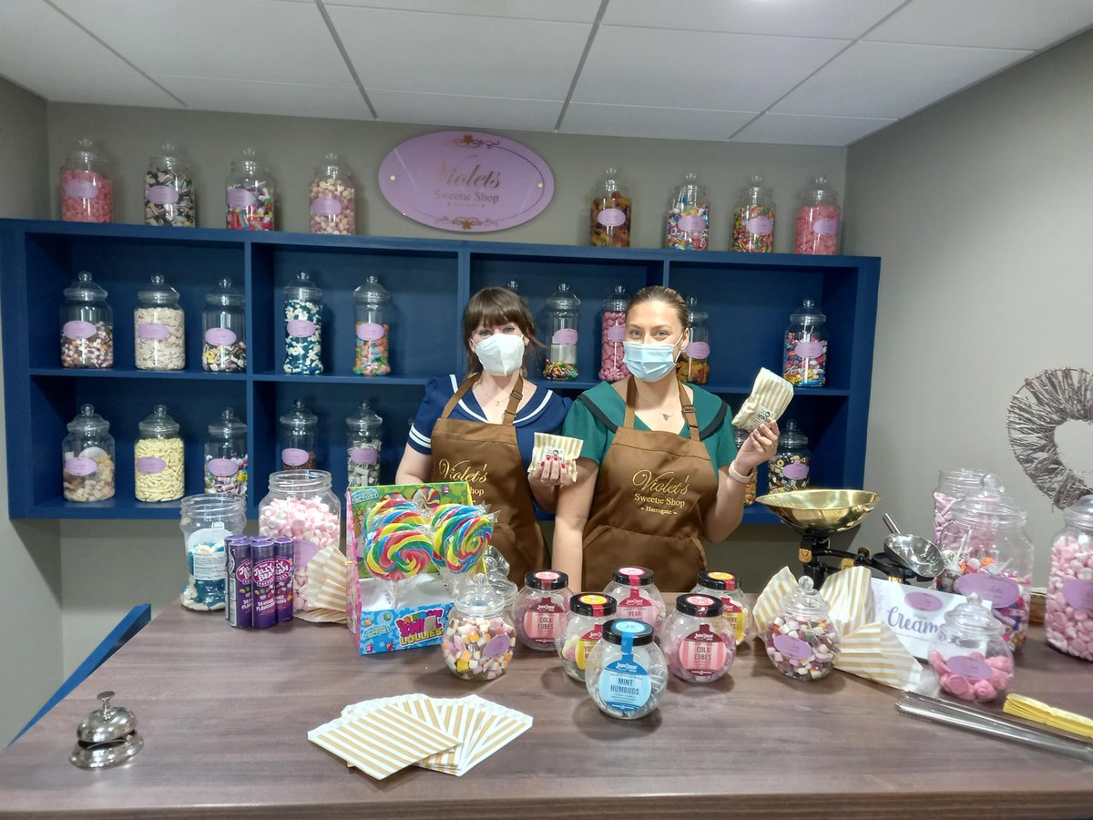VidaHealthcare1's tweet photo. The staff and residents at Vida Court enjoyed VE Day with films in the cinema and goodies from Violet's Sweetie Shop! ππ¬π₯
#VidaHealthcare #VidaCourt #Harrogate #VEDay https://t.co/S2Xha8B8Oy